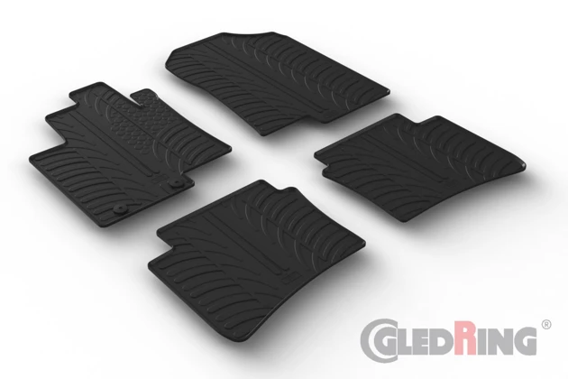 Gummimatten-Satz, 4-teilig
