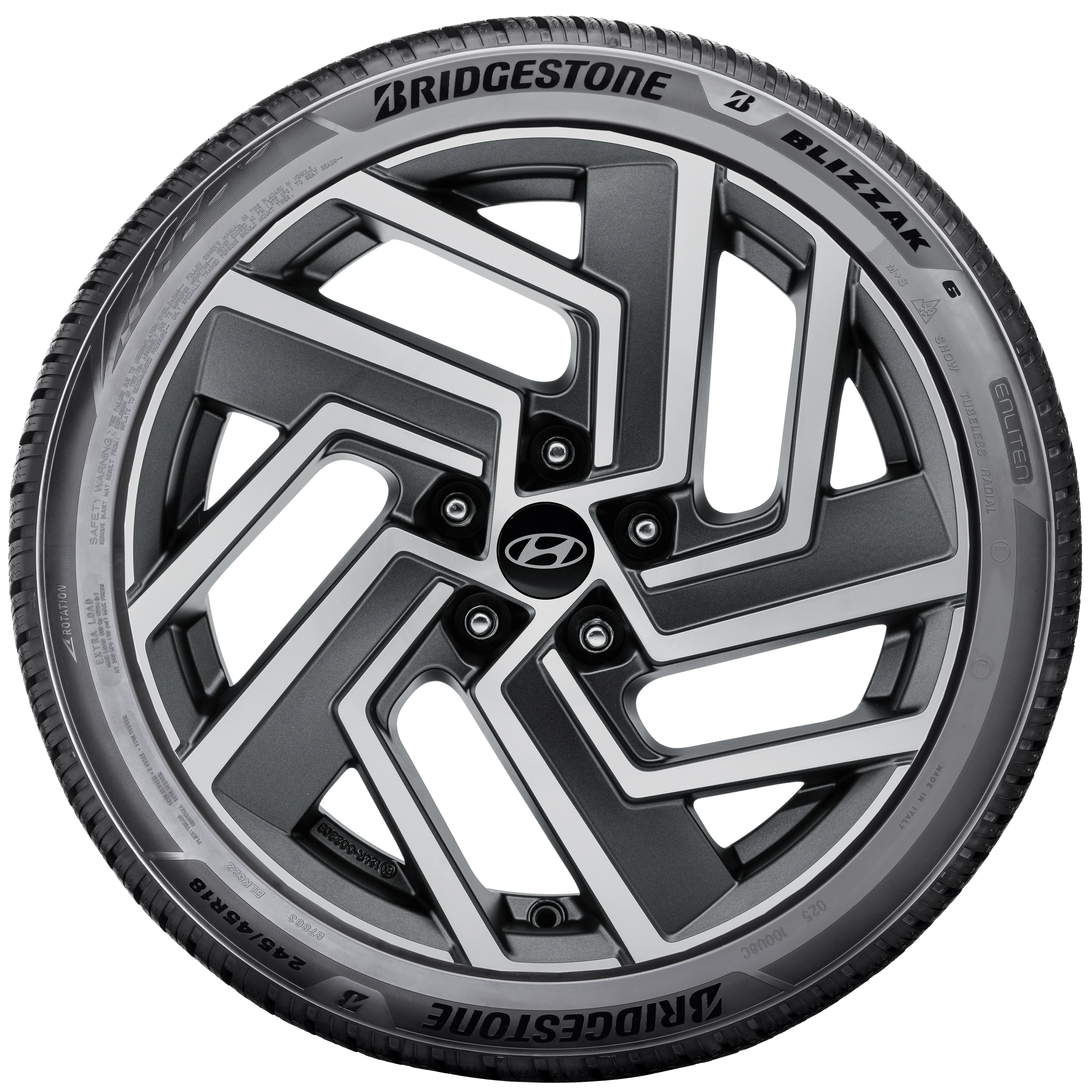 WR Alu 18, BR Blizzak 6 ENLITEN 215/55 R18 99V XL, RE (2)