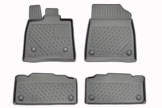 Fußraumschalen Premium, 4-teilig, Schwarz (6)