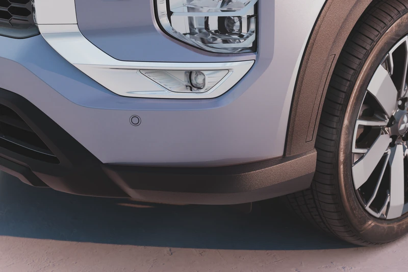 Frontspoilerecken TRAIL, Schwarz