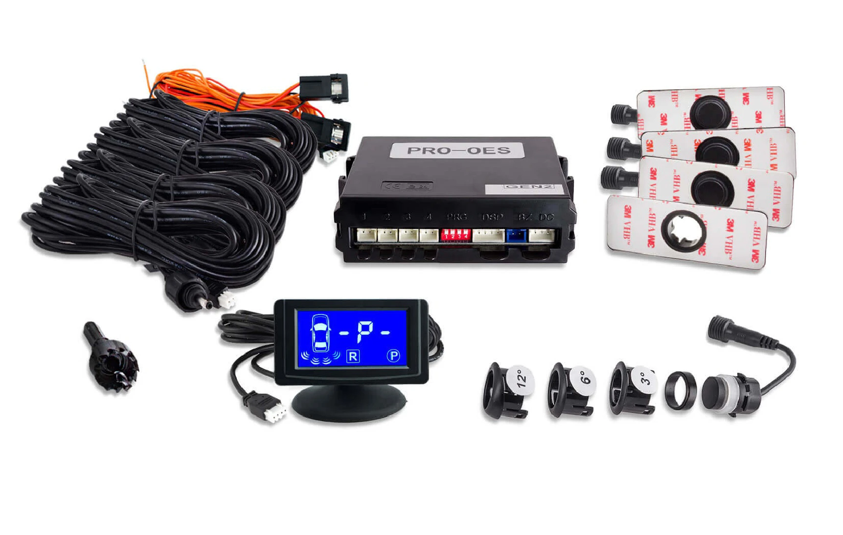 Einparkhilfe hinten-4 Sensoren