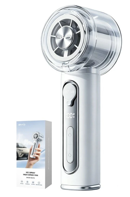 BYD-Handventilator mit Vernebelung,  Weiß