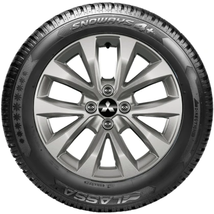 WR Alu 16, Lassa Snoways 4+ 195/55 R16 87H, LI
