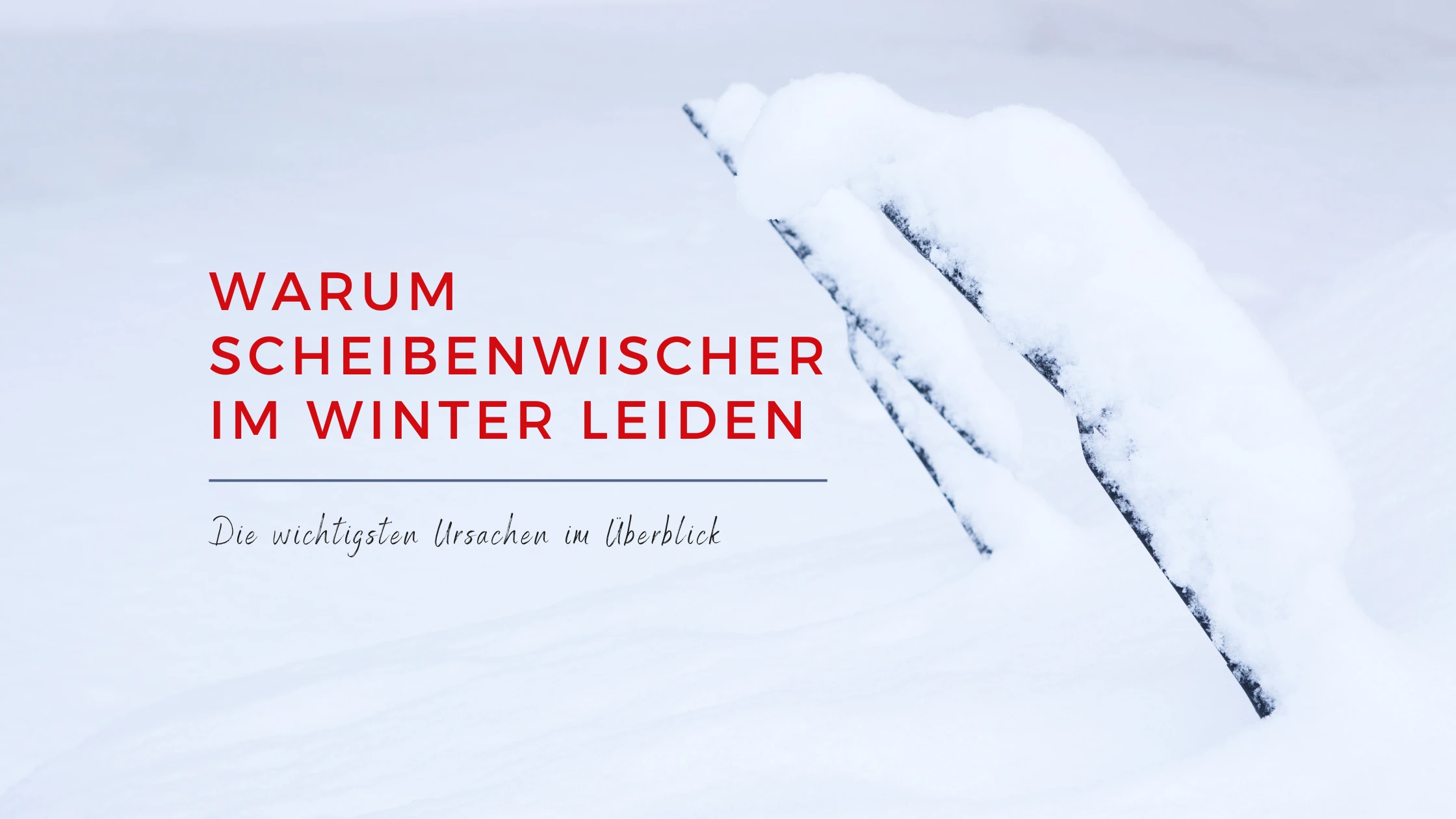 Scheibenwischer Im Winter Blog Banner