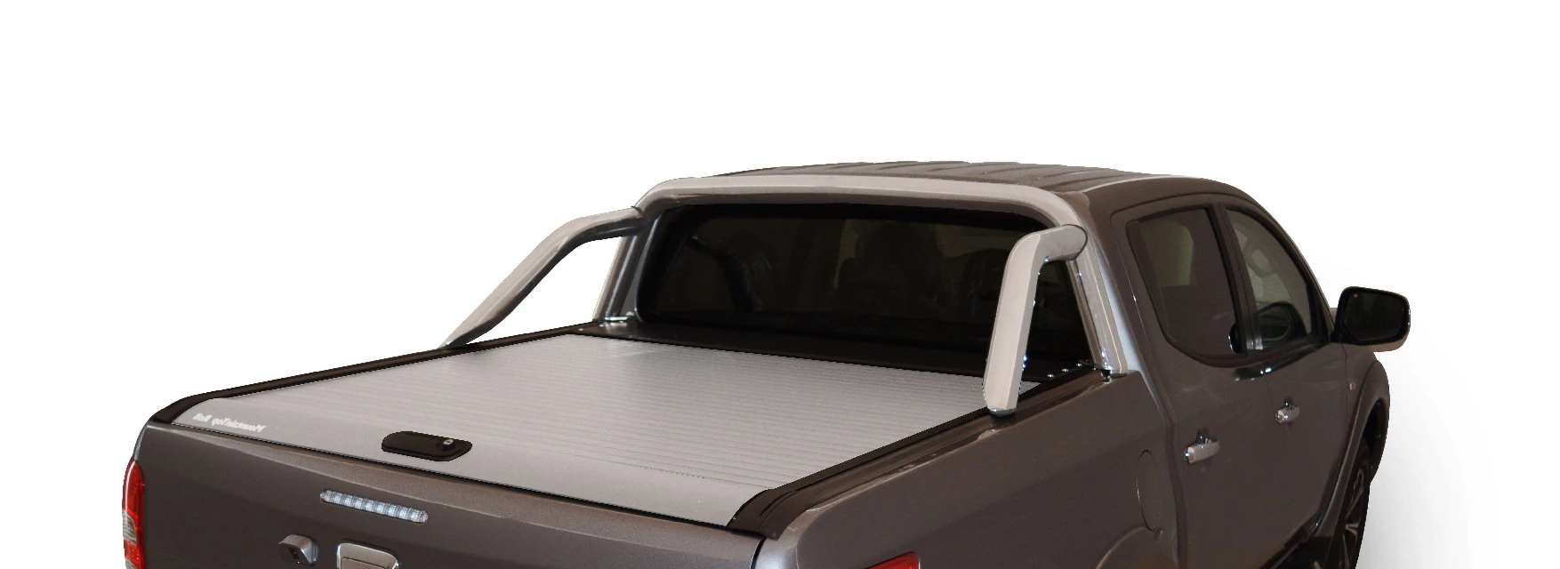 Aluminium-Rollo - Silber für Doppelkabine (10)