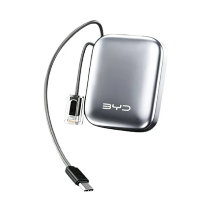 BYD-Powerbank, silbergrau