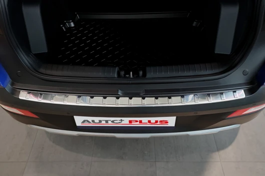 Ladekantenschutz, Edelstahl gebürstet, Silber