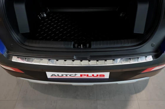 Ladekantenschutz, Edelstahl gebürstet, Silber