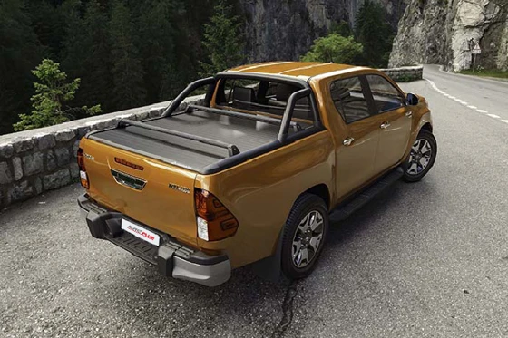 Aluminium-Rollo EVOm - Schwarz für Doppelkabine (1)