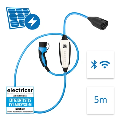 Mobile Ladeeinheit NRGkick PURE WLAN/BT/PV 32A, 5 m