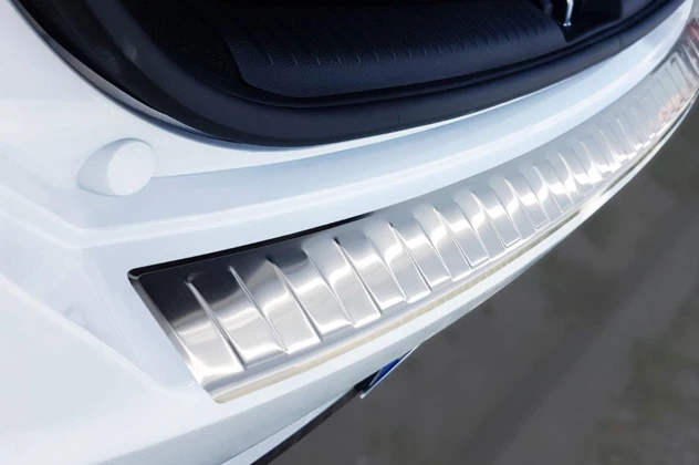 Ladekantenschutz, Edelstahl gebürstet, Silber