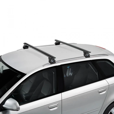 Aerodynamische Aluminium-Dachträger, schwarz (1)