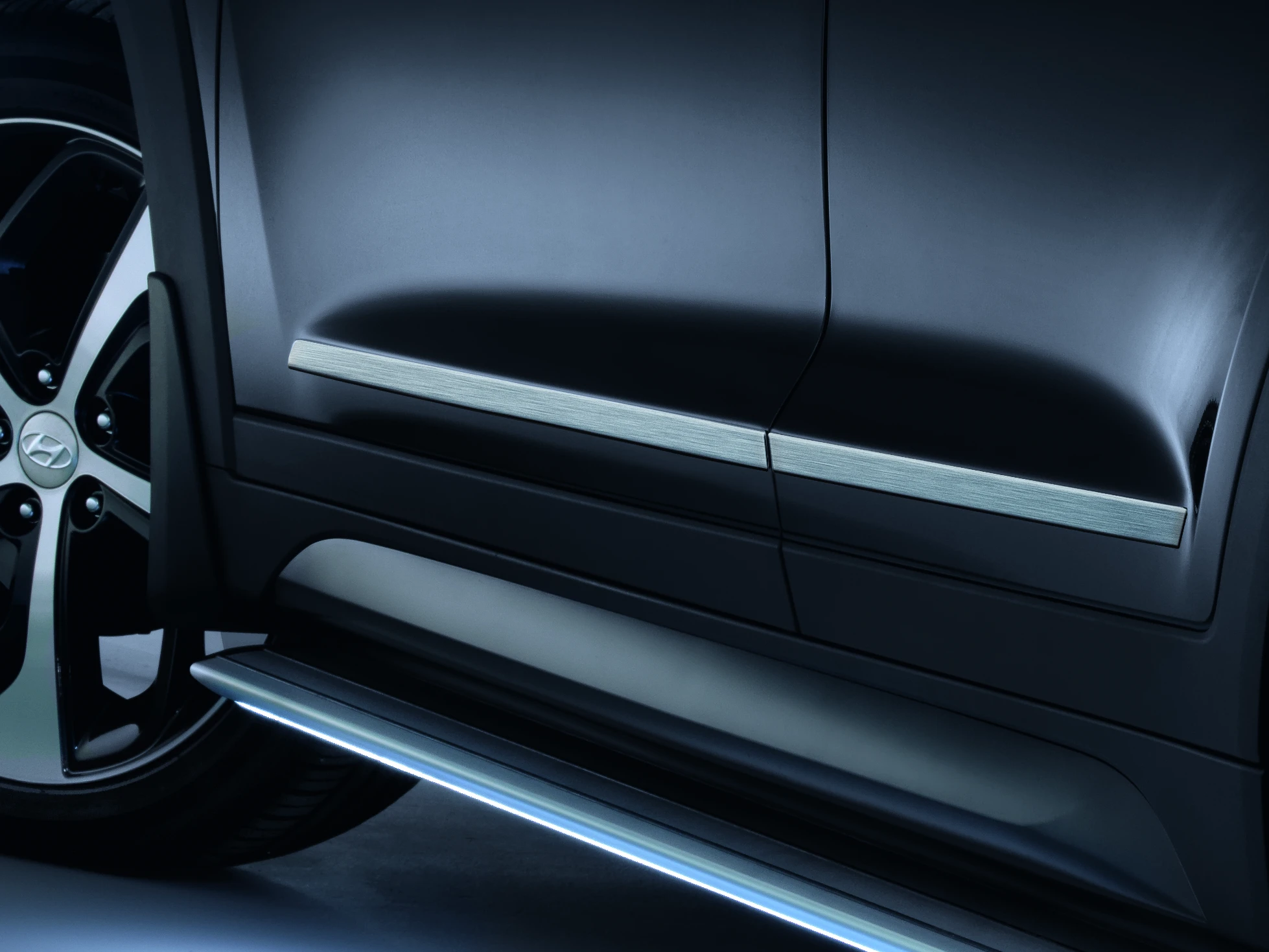 Seitenverkleidung gebürstetem Edelstahl (13)