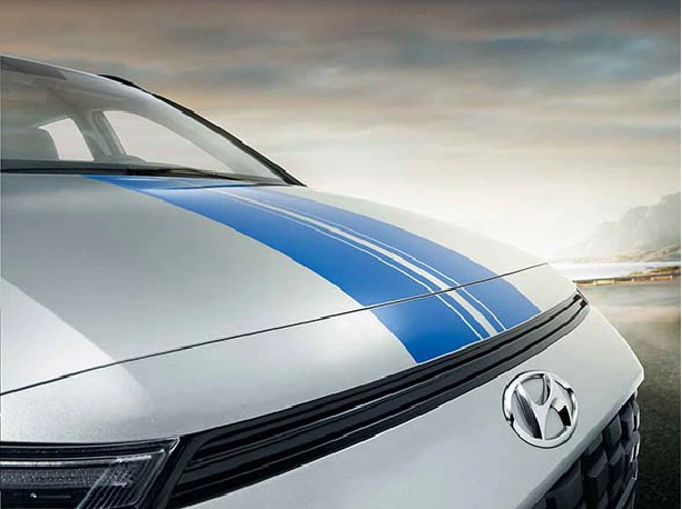 Dekor-Klebestreifen Racing, blau (3)