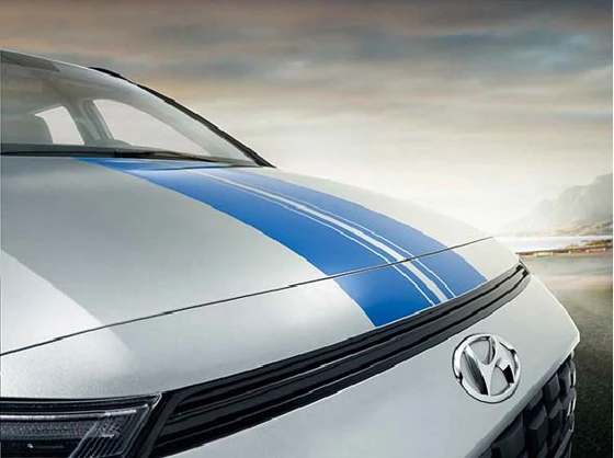 Dekor-Klebestreifen Racing, blau (3)