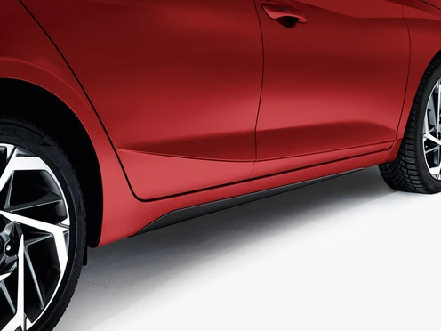 Seitenschweller-Set, schwarz