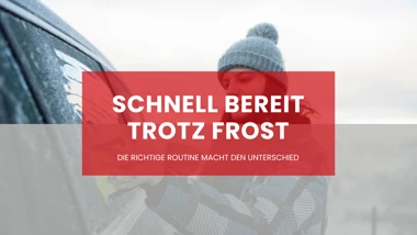 Wintermorgen Stress Blog Banner Bild