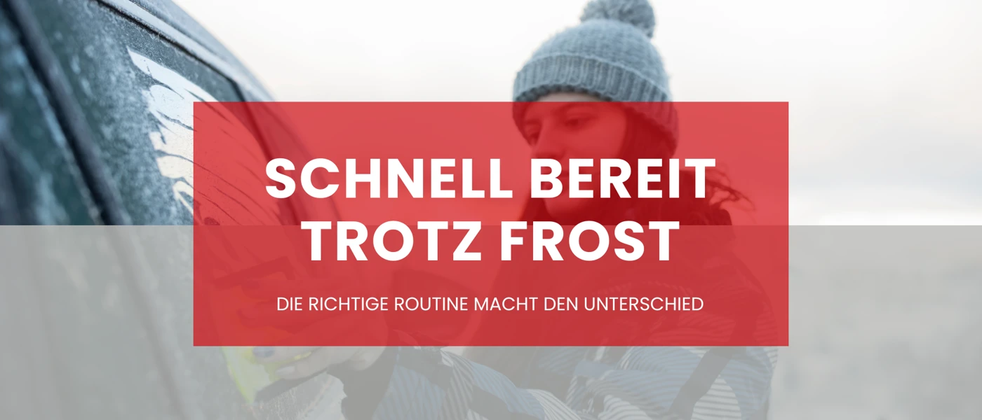 Wintermorgen Stress Blog Banner