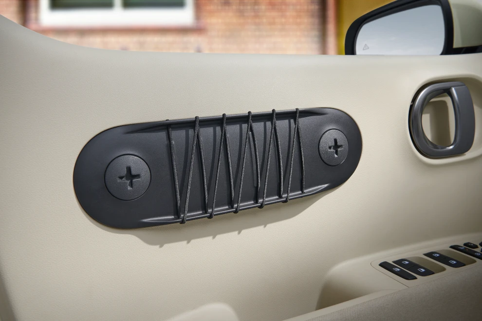 Faden Blende, hinten