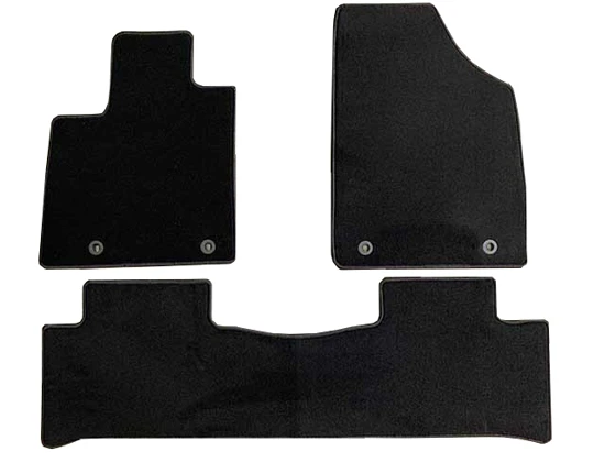 Textilmatten-Satz, Velours, 3-teilig