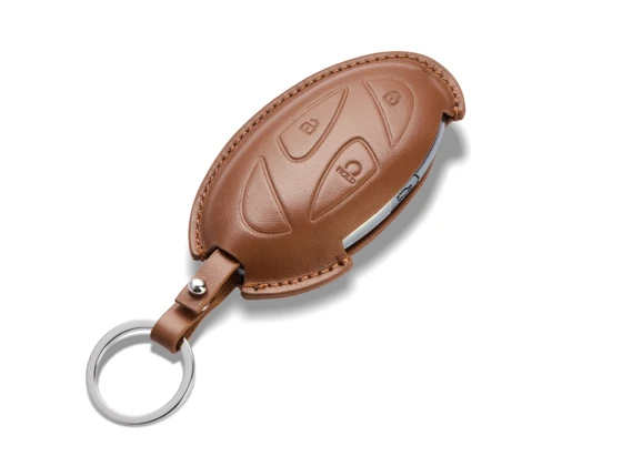 Hyundai Leder-Schlüsselhülle, Braun