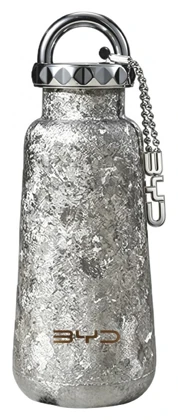 BYD Isolier-Trinkflasche, Titan, Silber