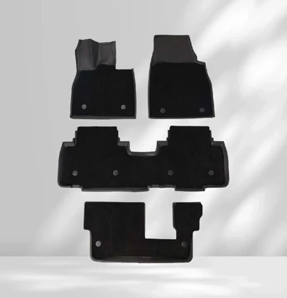 Fußmattensatz, Doppellagig, 4-teilig