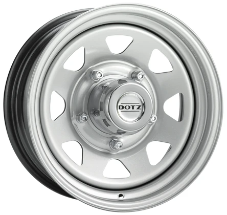 Stahlfelge DOTZ Dakar 7x16 silber