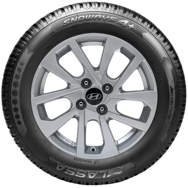 WR Alu 15, Lassa Snoways 4+ 185/65 R15 88T, LI