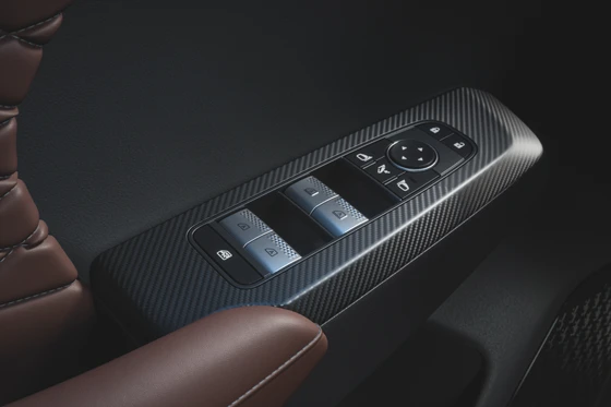 Dekorsatz Fensterheber, Carbon-Optik