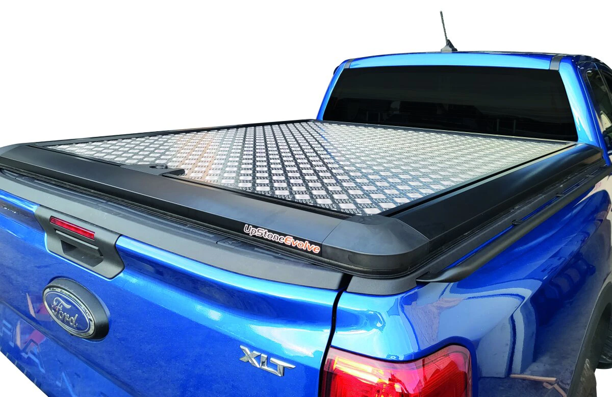 Aluminium-Cover, Silber, für Double Cab (1)