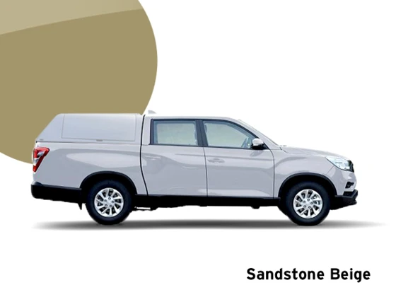 Hardtop Force Pro+ für Doppelkabine, Sand Beige