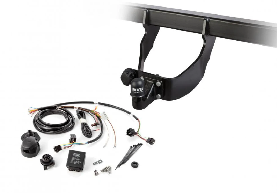 Anhängerkupplungs-Paket, starr mit Anschraubplatte