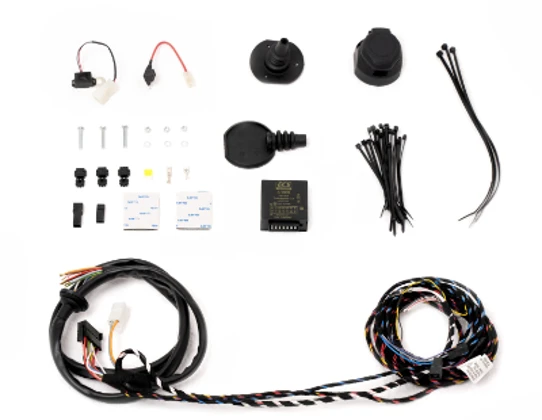 Elektro-Einbausatz für Anhängerkupplung, 13-p