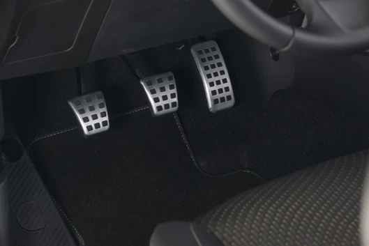 Sport Pedal Satz, gebürstetes Aluminium, (21)